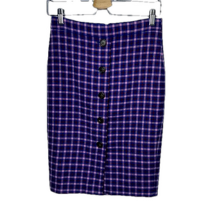 J Crew Plaid Pencil Skirt